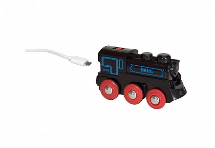 Игровой набор – Подзаряжаемый ретро-паровоз с mini-USB 