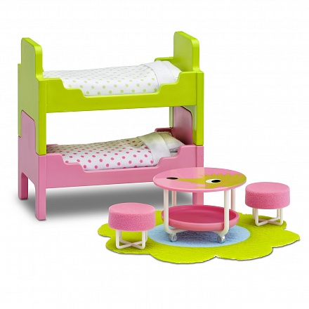 Мебель для домика Смоланд - Детская с 2 кроватями 