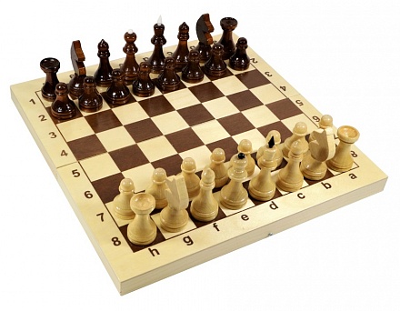 Игра настольная - Шахматы деревянные, поле 29 х 29 см 
