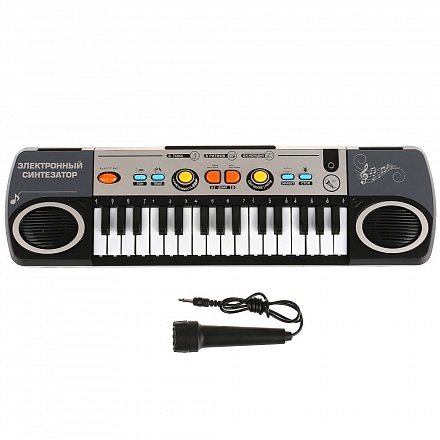 Музыкальный инструмент - Электронный синтезатор, 31 клавиша, микрофон 