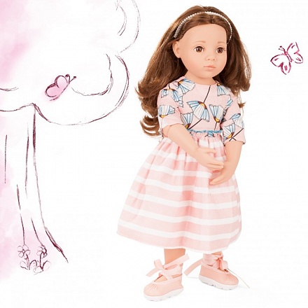 Кукла – Софи, шатенка в летнем платье, 50 см 