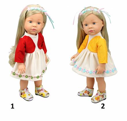 Одежда для кукол: платье с кофточкой 