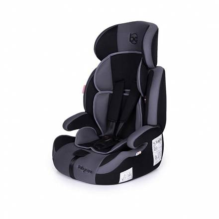 Детское автомобильное кресло – Legion, группа 1/2/3, 9-36 кг, 1-12 лет, цвет черный/серый 1023 