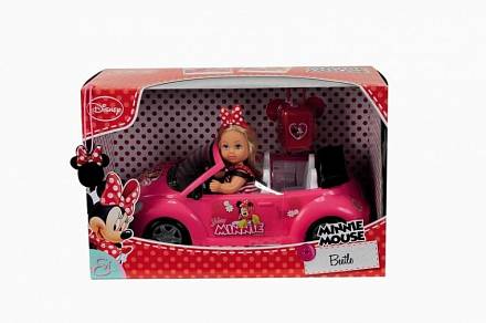 Кукла Еви в кабриолете серии Minnie Mouse 