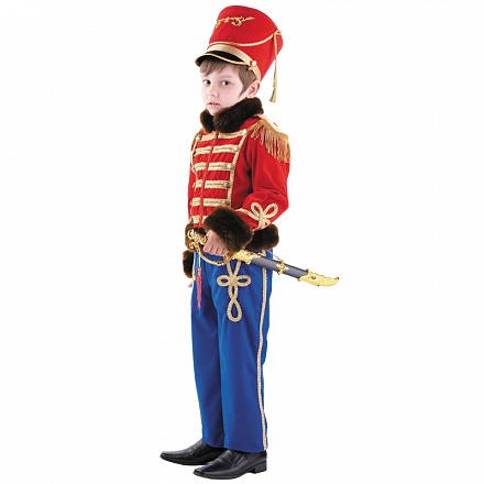 Карнавальный костюм К-премьер – Гусарский офицер, размер 146-72 