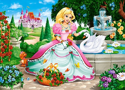 Пазлы Castorland – Принцесса и лебедь, 60 элементов 