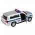 Металлическая инерционная машина - Toyota Land Cruiser – Полиция, 12,5 см, открываются двери  - миниатюра №1