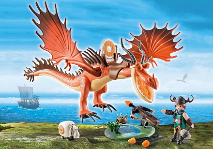Playmobil Драконы: Сморкала и Криволык 