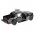 Модель Ford Ranger пикап, черный, 12 см, открываются двери, инерционный  - миниатюра №4