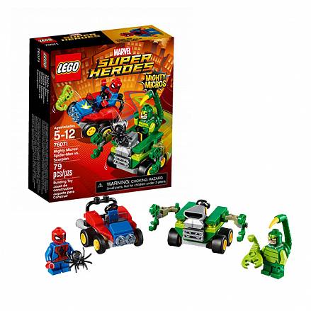 Lego Super Heroes. Mighty Micros: Человек-паук против Скорпиона 