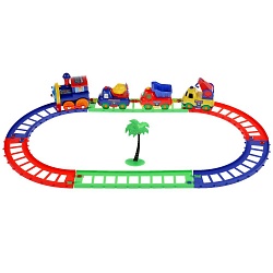 Железная дорога - Синий трактор (Играем Вместе, B199134-R2) - миниатюра