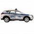 Модель Полиция Hyundai Tucson 12 см свет-звук двери и багажник открываются металлическая инерционная  - миниатюра №2