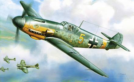 Сборная модель - Истребитель Мессершмитт Bf-109 