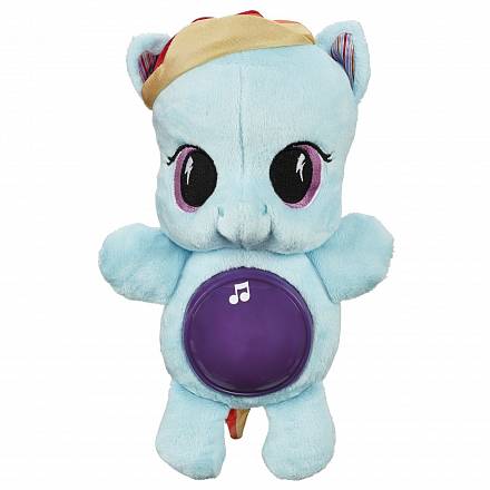 Мягкая игрушка Рейнбоу Дэш, светится, серия Playskool friends, My Little Pony 