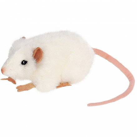 Мягкая игрушка - Крыса белая, 12 см. 