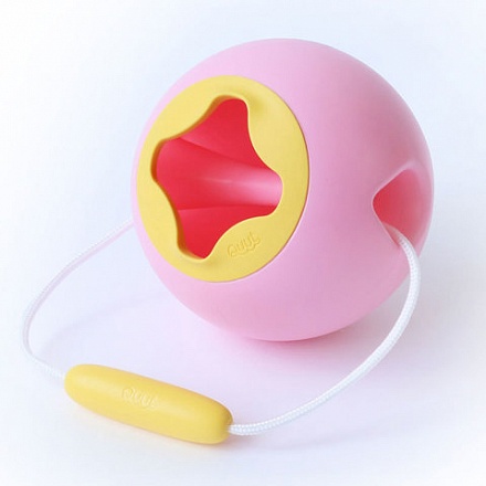 Ведерко для воды Mini Ballo, 0,5 л, цвет: сладкий розовый + желтый камень/Sweet pink + yellow stone 