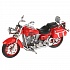 Мотоцикл металлический Крузер 14,5 см, свет, звук, выдвижная подножка, вращается руль   - миниатюра №6