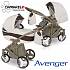 Детская коляска Camarelo Avenger Lux 2 в 1, бежево-коричневая  - миниатюра №3