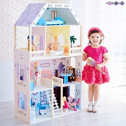 Кукольный домик с мебелью - Поместье Риверсайд, 16 предметов 