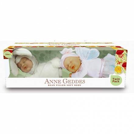 Anne Geddes детки в двойной упаковке - Кролики и эльфы, 9" 