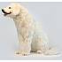 Мягкая игрушка - Пиренейская горная собака, сидящая, 155 см  - миниатюра №2