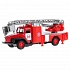 Машина Пожарная УРАЛ 15,5 см свет-звук открываются капот и двери инерционная металлическая  - миниатюра №7