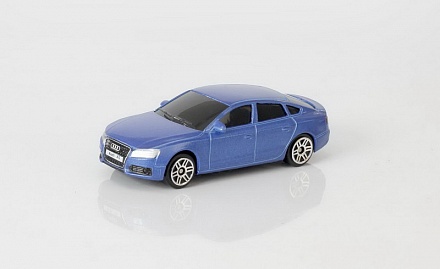 Металлическая машина - Audi A5, 1:64, синий 