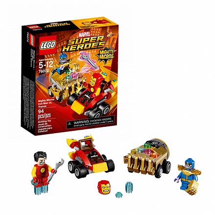 Lego Super Heroes. Mighty Micros: Железный человек против Таноса 