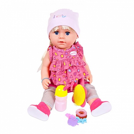 Интерактивная кукла с аксессуарами – Baby boutique, пьет и писает, 45 см 