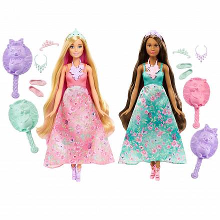 Игрушка Barbie - Принцессы с волшебными волосами 