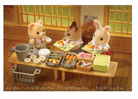 Sylvanian Families - Школьный обед 