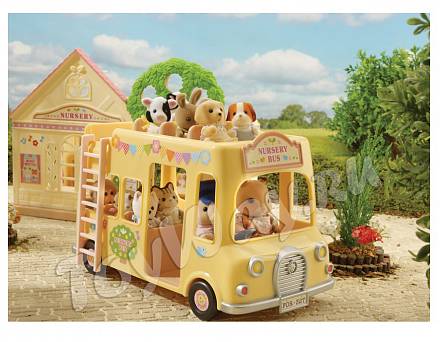 Sylvanian Families - Двухэтажный автобус для малышей 