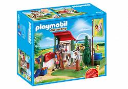 Игровой набор - Грумерская станция для лошадей (Playmobil, 6929pm) - миниатюра