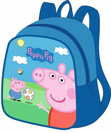 Рюкзачок малый из серии Свинка Пеппа, декор – Пикник 