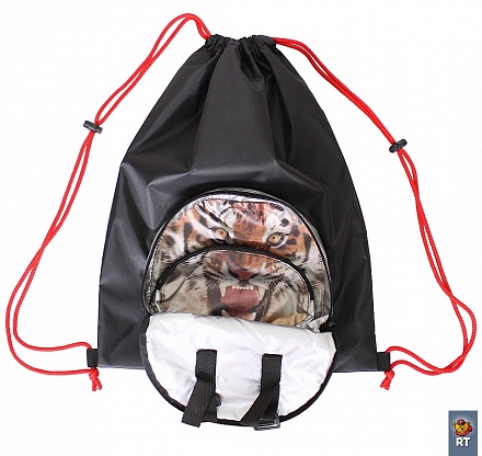 Мешок-рюкзак складной RT, на самокат и велосипед – Тигр 