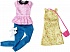 Кукла Барби с цветными волосами и набором одежды Игра с модой  - миниатюра №4