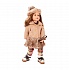 Кукла Фрида, шатенка в осеннем пальто, 50 см  - миниатюра №1