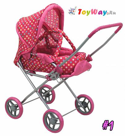 Коляска для кукол - трансформер, со съемной люлькой из серии «Buggy Boom Mixy»