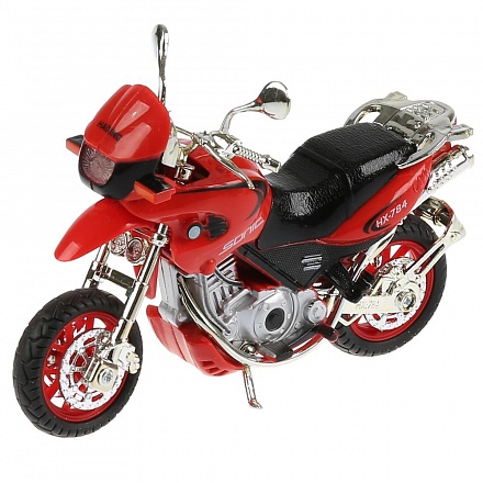 Мотоцикл Эндуро 14 см, свет-звук, выдвижная подножка, вращается руль 