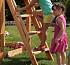 Набор для игровой площадки: детский домик с песочницей, горкой и 2-мя качелями  - миниатюра №4