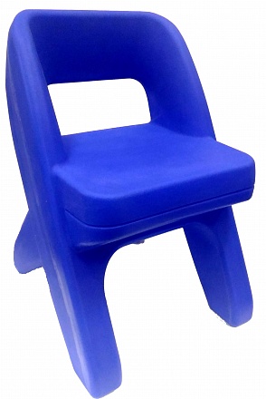 Детский стульчик, синий 