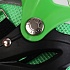 Раздвижные ролики Next со светом размер 29-32 в сумке зеленые  - миниатюра №14