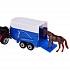 Игрушечная модель - Джип с трейлером для перевозки лошадей  - миниатюра №3