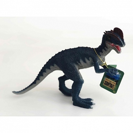 Игрушка из пластизоля - динозавр Дилофозавр 