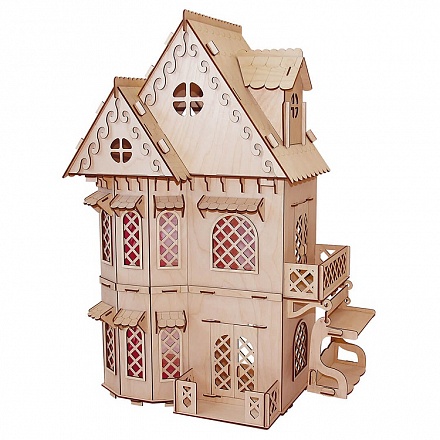 Кукольный домик конструктор серия Я дизайнер Дом принцессы 