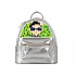 Мини рюкзак Poker Face Backpack WY-A020, цвет – серебряный  - миниатюра №5