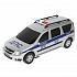 Машина р/у Полиция Lada Largus 18 см со светом серебристый  - миниатюра №4