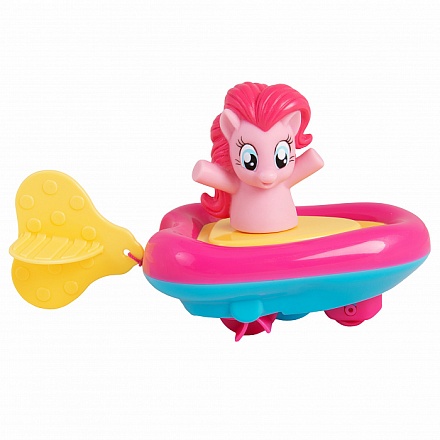 Игровой набор для ванной ТМ Мой маленький пони - Пинки Пай в заводной лодочке 