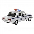 Модель – Ваз-2106 жигули полиция, инерционная, серебристый, 12 см  - миниатюра №3
