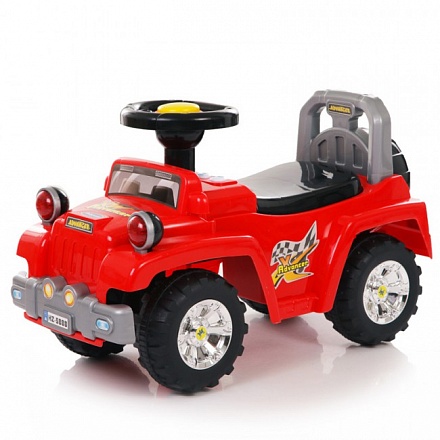 Каталка детская Super Jeep, красная 